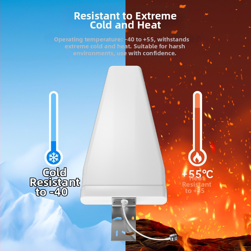 Log–periodična antena, 10 dBi zisk, 698–4000 MHz, vanjska, ayissmoye XDS