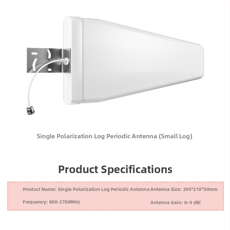 Log–periodična antena, 10 dBi zisk, 698–4000 MHz, vanjska, ayissmoye XDS