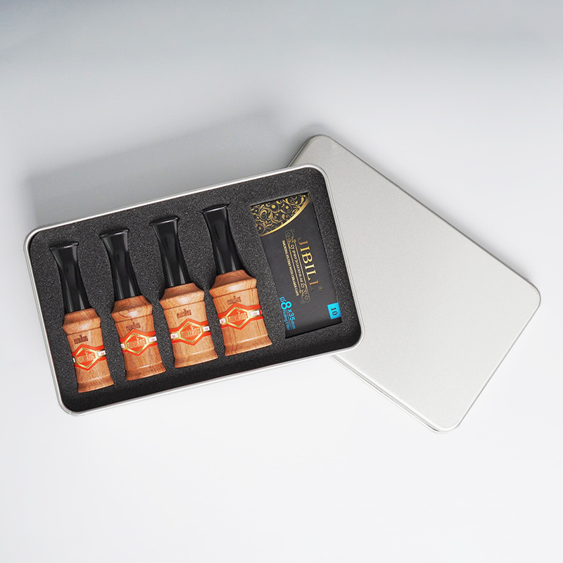 Φορητή ξύλινη βάση φίλτρου για πούρα από Rosewood και Ebony, με δυνατότητα προσαρμογής