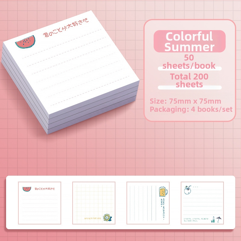 Lepiace poznámky s dlhými indexovými pásikami – 100 listov, hrubý papier, 0.044 kg, základné balenie, Chuangyi