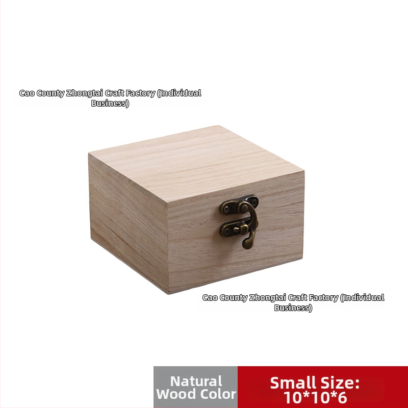 Obdĺžniková paulownia drevená úložná krabička s výklopným vrchnákom, vintage štýlu darčeková krabička, Model 23-1, Gravírovanie, Logo možné pridať, Balenie