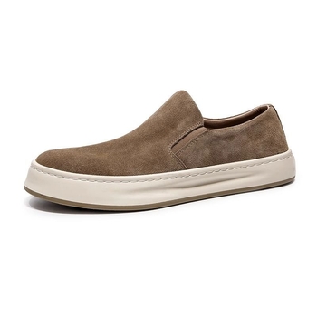 Muške Slip-On mokasice, prozračne gornje od mikrovlaknaste kože, gumeni potplat, oštar vrh, vulkanizirana konstrukcija, zima 2024