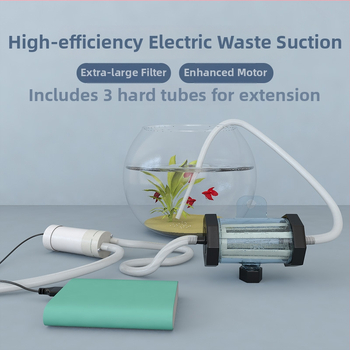 Αντλία αλλαγής νερού ενυδρείου με αναρρόφηση κοπράνων, ηλεκτρικό καθάρισμο και πλύση άμμου