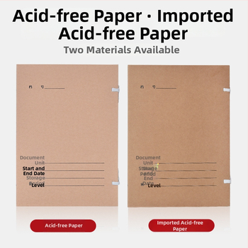 A4 kutija za datoteke – arhivska kutija od kraft papira, bez kiseline, marka Yafei, mogućnost ispisa logotipa, debljina materijala 1, širina stražnje strane 40