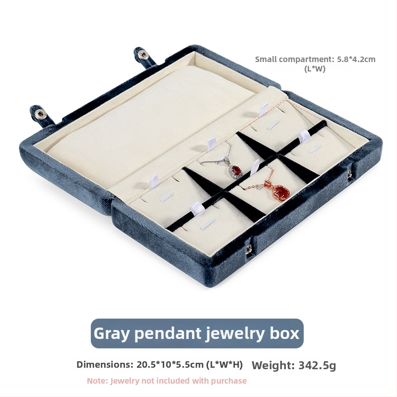 Kutija za nakit – drvena jezgra s velurom u unutrašnjosti, dvostruki preklopni poklopac, Hengmei marka, porijeklo Kina, pakiranje u kutiji