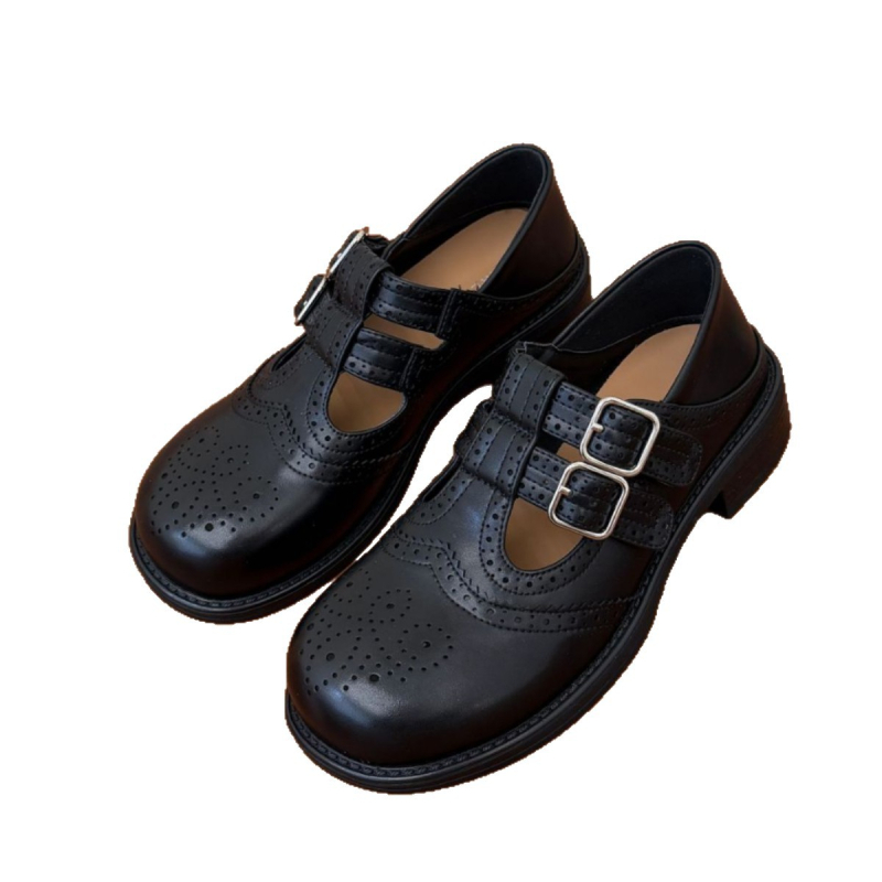 Ženske tassel mokasine s jednim gumbom, PU gornji dio, slip-on, 2026 britanski stil, okrugli vrh, prozračan, ravna potplata
