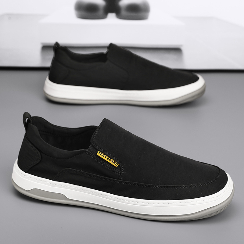 Platnene muške tenisice – prozračne, brzo se suše, Slip-On, gornji dio od platna, EVA uložak