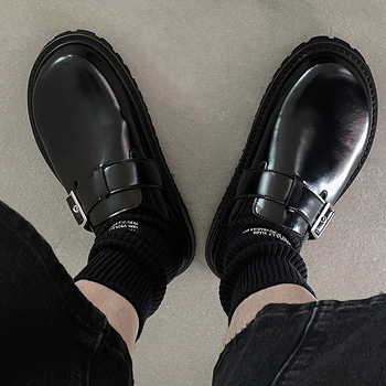 Kožne mule za muškarce, dvostruko kožni gornji dio od kravljeg kože, EVA potplat, slip-on, ljeto 2024