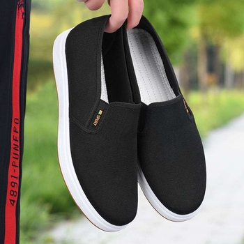 Muške platnene Slip-On casual tenisice za jesen, prozračne, protuklizna gumena potplata