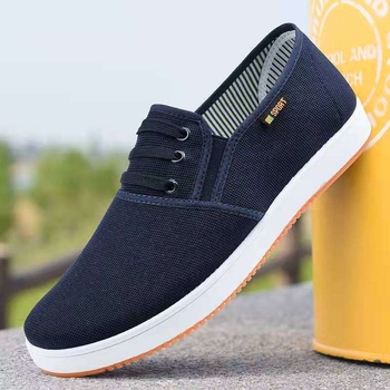Muške platnene Slip-On casual tenisice za jesen, prozračne, protuklizna gumena potplata
