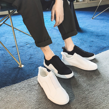 Muške platnene tenisice, korejskog stila slip-on, prozračne, lagane, protuklizne, gumeni potplat Ys04