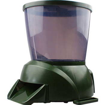 Τροφοδότης ψαριών για λίμνη και ενυδρείο — χρονοπρογραμματιζόμενο, αυτόματο δοσομετρικό ταΐσμα, χωρητικότητα 4,25 L, πλαστικό, Xwpet