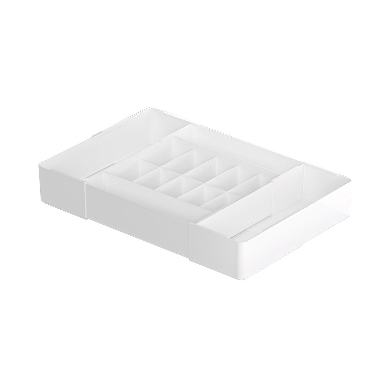 Kutija za donje rublje s pregradama, teleskopski ladica, 18L kapaciteta, PP plast, model 88066.