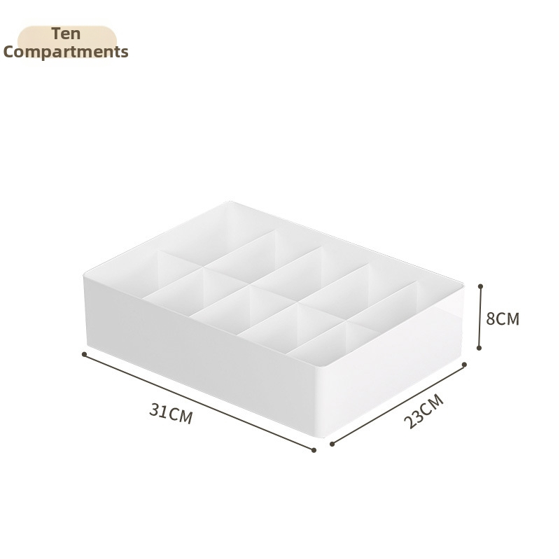 Kutija za donje rublje s pregradama, teleskopski ladica, 18L kapaciteta, PP plast, model 88066.