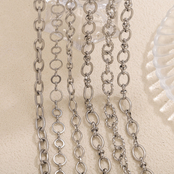 O alakú rozsdamentes acél lánc – Szabványos lánc, Elektrolitikus fényesség, Chenying Jewelry, Testreszabható