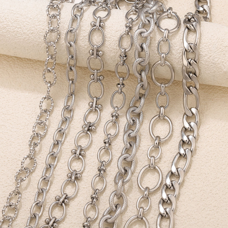 O alakú rozsdamentes acél lánc – Szabványos lánc, Elektrolitikus fényesség, Chenying Jewelry, Testreszabható