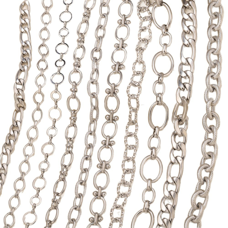 O alakú rozsdamentes acél lánc – Szabványos lánc, Elektrolitikus fényesség, Chenying Jewelry, Testreszabható