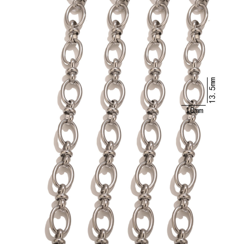 O alakú rozsdamentes acél lánc – Szabványos lánc, Elektrolitikus fényesség, Chenying Jewelry, Testreszabható