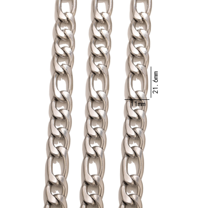 O alakú rozsdamentes acél lánc – Szabványos lánc, Elektrolitikus fényesség, Chenying Jewelry, Testreszabható