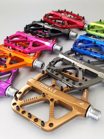 Πεντάλ ποδηλάτου βουνού από κράμα αλουμινίου, 3 ρουλεμάν, μοντέλο TONALE, ευρύ κράτημα για MTB και εκτός δρόμου