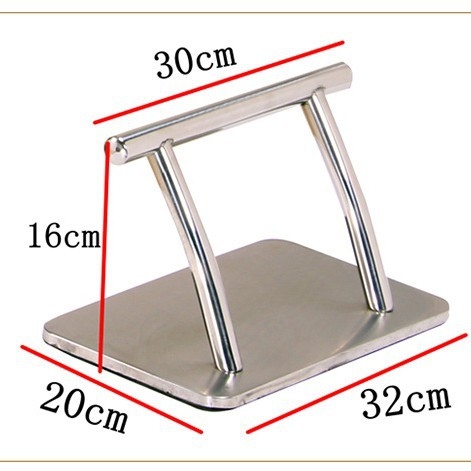 Podnožje za noge za frizerski stolac, nehrđajući čelik, moderan stil, model Pedal, marka Xindali, demontažni
