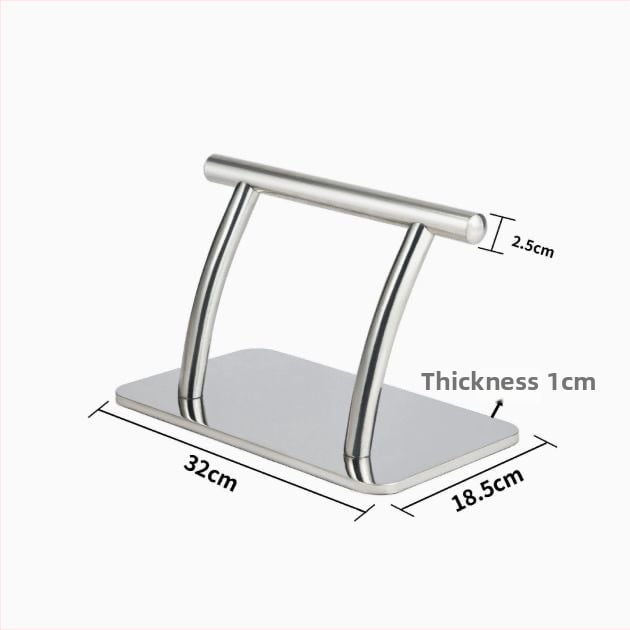 Podnožje za noge za frizerski stolac, nehrđajući čelik, moderan stil, model Pedal, marka Xindali, demontažni