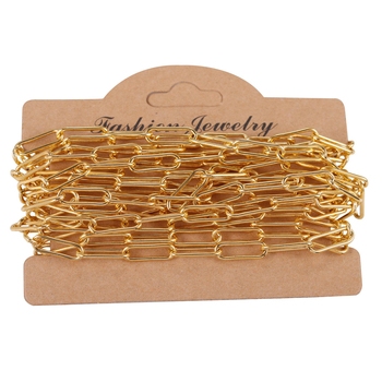 Lanac s križnim papirnim štipaljkama, od željeza, elektroplatirano