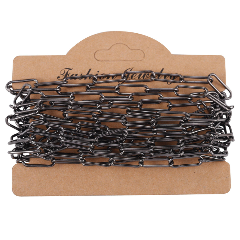 Lanac s križnim papirnim štipaljkama, od željeza, elektroplatirano