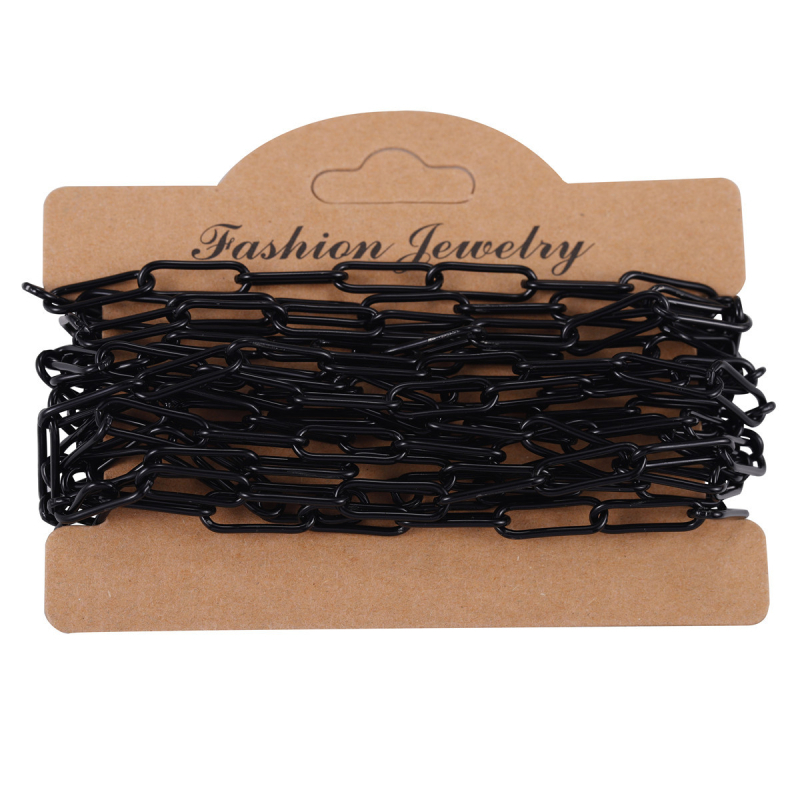 Lanac s križnim papirnim štipaljkama, od željeza, elektroplatirano