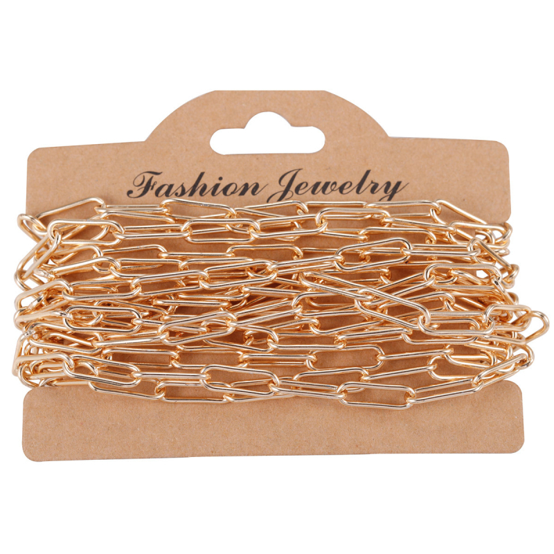 Lanac s križnim papirnim štipaljkama, od željeza, elektroplatirano