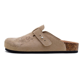 Muške ljetne slip-on papuče bez pete, gornji dio od nubuka, EVA đon