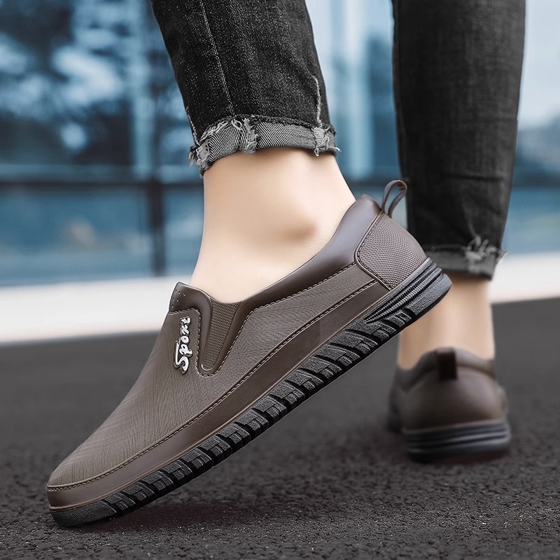 Unisex kišne čizme, PU gornji dio, gumeni đon, niski obod cijevi, okrugla špička