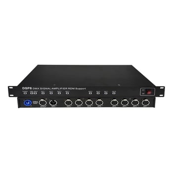 DMX signálny zosilňovač a rozdeľovač pre pódiové osvetlenie MX512 — 4/8-kanálový, Beam PAR svetlo transceiver, značka Fuli