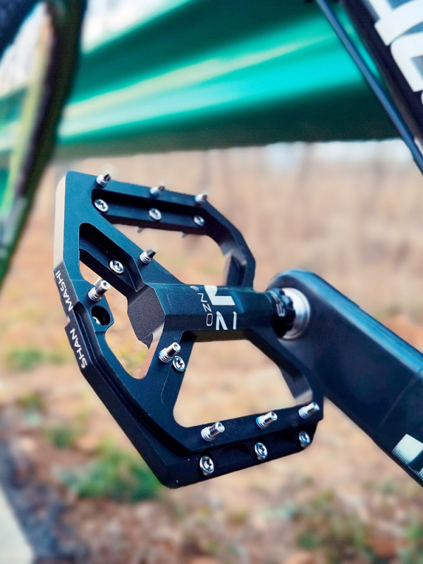 SHANMASHI ENZO CNC επίπεδη πλατφόρμα πετάλια ποδηλάτου, κράμα αλουμινίου, 6 ρουλεμάν, για ποδήλατα βουνού