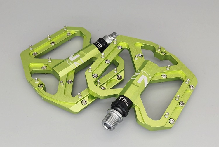 SHANMASHI ENZO CNC επίπεδη πλατφόρμα πετάλια ποδηλάτου, κράμα αλουμινίου, 6 ρουλεμάν, για ποδήλατα βουνού