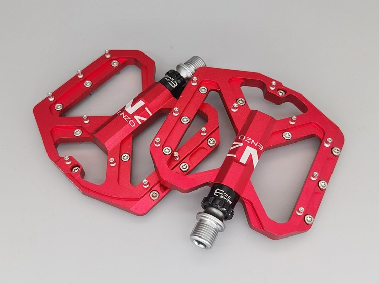 SHANMASHI ENZO CNC επίπεδη πλατφόρμα πετάλια ποδηλάτου, κράμα αλουμινίου, 6 ρουλεμάν, για ποδήλατα βουνού