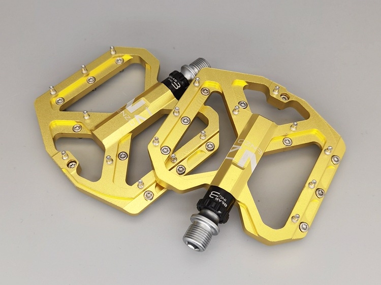 SHANMASHI ENZO CNC επίπεδη πλατφόρμα πετάλια ποδηλάτου, κράμα αλουμινίου, 6 ρουλεμάν, για ποδήλατα βουνού