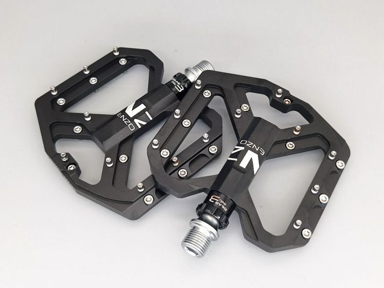 SHANMASHI ENZO CNC επίπεδη πλατφόρμα πετάλια ποδηλάτου, κράμα αλουμινίου, 6 ρουλεμάν, για ποδήλατα βουνού