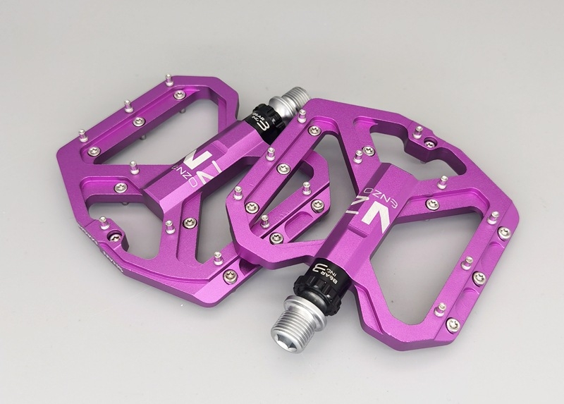 SHANMASHI ENZO CNC επίπεδη πλατφόρμα πετάλια ποδηλάτου, κράμα αλουμινίου, 6 ρουλεμάν, για ποδήλατα βουνού