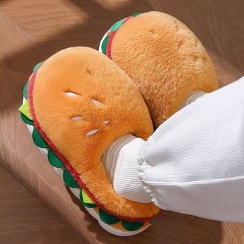 Papuče od pliša za muškarce, tople; gornji dio: poliester; potplat: plast; zatvaranje: papuče; zima 2024