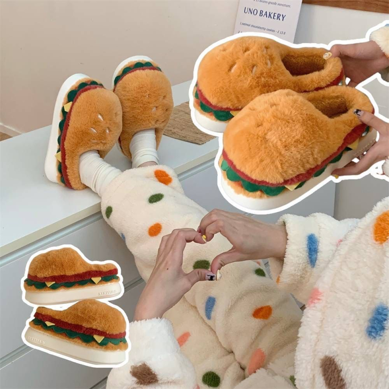 Papuče od pliša za muškarce, tople; gornji dio: poliester; potplat: plast; zatvaranje: papuče; zima 2024