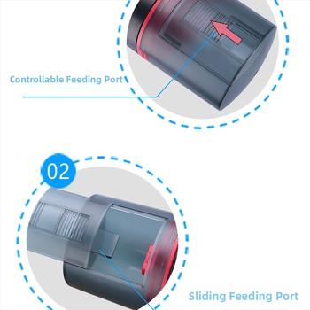 Αυτόματος τροφοδότης ενυδρείου με χρονόμετρο, χωρητικότητα 200 ml