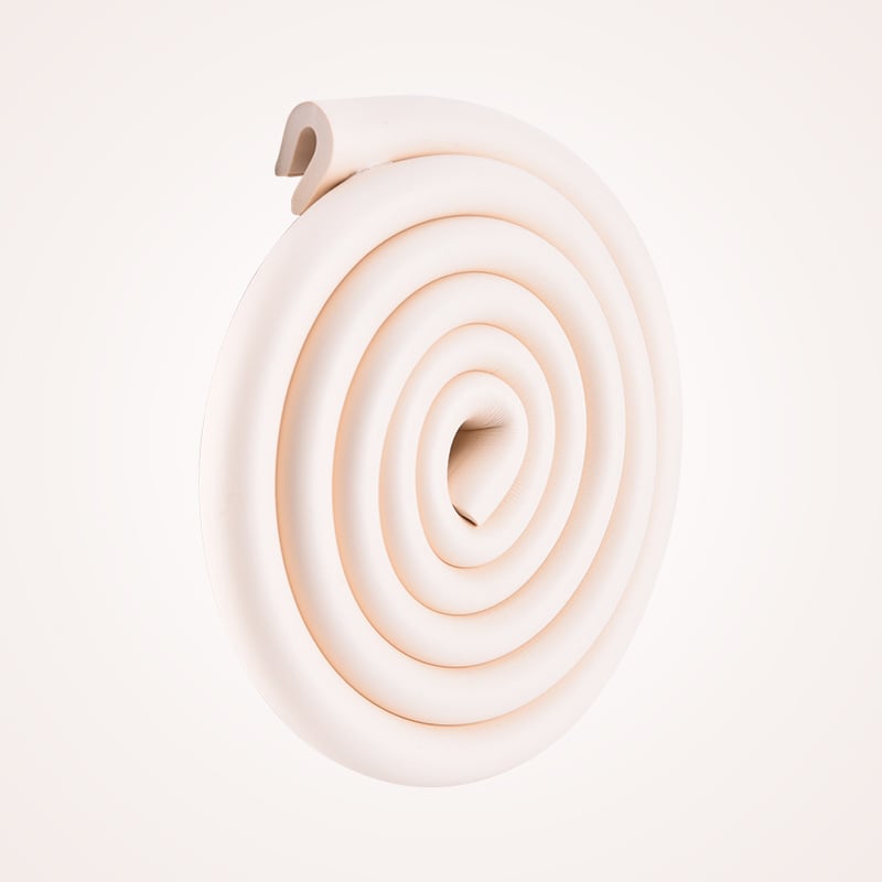 У-образен антиударен предпазител за детска безопасност със спонжен буфер за стъклена масичка за кафе