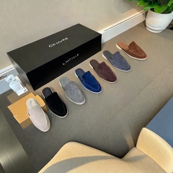 Muške mokasine od prave kože i nubuka, slip-on, okrugli nos, niski profil