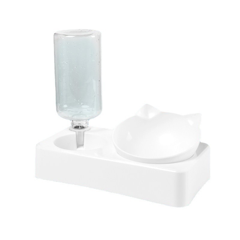 Δύο σε ένα μπολ για κατοικίδια (γάτα και σκύλος) με αυτόματη πλήρωση νερού, PP υλικό, μάρκα Little One