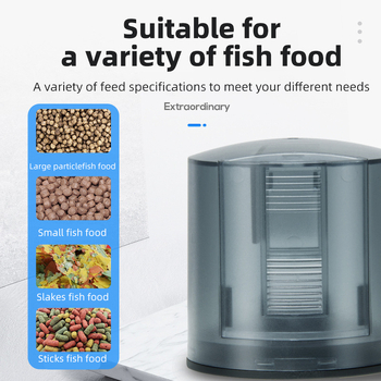 Αυτόματος τροφοδότης ενυδρείου με χρονισμένο τάισμα για ψάρια και χελώνες, πλαστικό