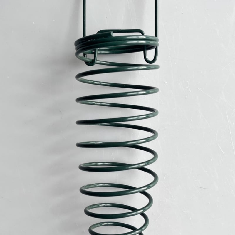 Ατσάλινος τροφοδότης πουλιών, για εξωτερικό κήπο, κρεμάμενος, για καλαμπόκι