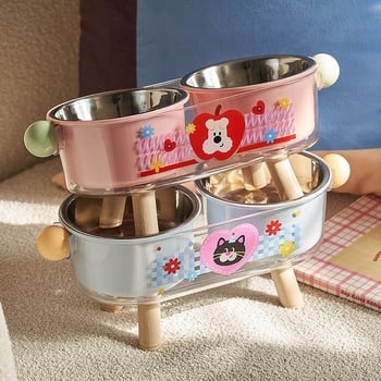 Μπολ ταΐσματος γάτας από πλαστικό, κωδικός cw7012, μάρκα Independent, σετ 24 τεμάχια, κατάλληλο για γάτες