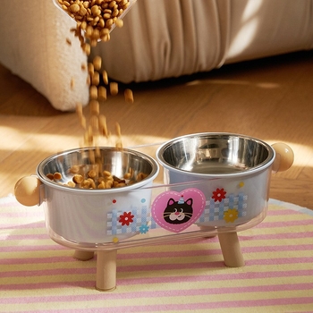 Μπολ ταΐσματος γάτας από πλαστικό, κωδικός cw7012, μάρκα Independent, σετ 24 τεμάχια, κατάλληλο για γάτες