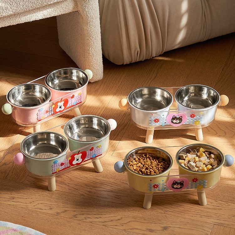 Μπολ ταΐσματος γάτας από πλαστικό, κωδικός cw7012, μάρκα Independent, σετ 24 τεμάχια, κατάλληλο για γάτες